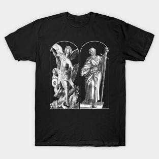 Saint Michael the Archangel and Saint Paul the Apostle T-Shirt